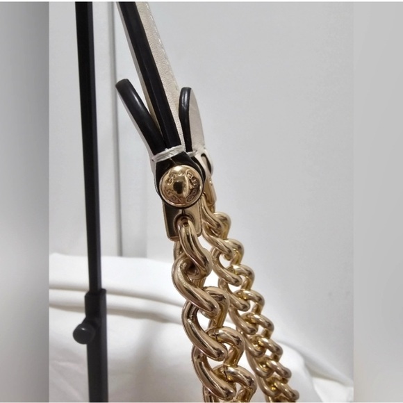 Coach Lexy Chain Shoulder Bag, Embossed Leather 13" (L) x 10 3/4" (H) x 5" (W) - Picture 6 of 14